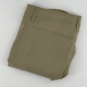Weatherproof Vintage Men's Cargo Shorts Size 36 Khaki Regular‎ Fit Nylon Spandex